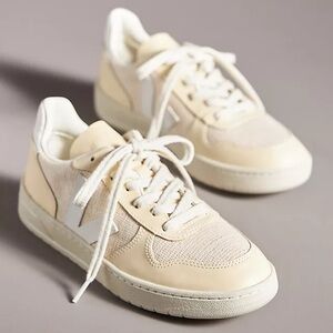 Veja V-10 Sneakers Jute White and Cream Size 9 9.5 EU 40